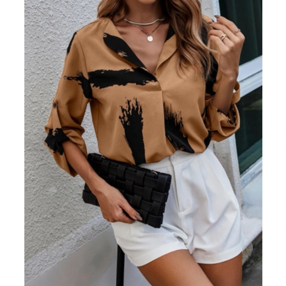 Boho tab sleeve blouse - Picture 2 of 6